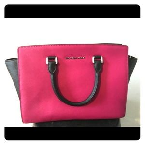 Brand New Michael Kors Purse! Pink and Black!